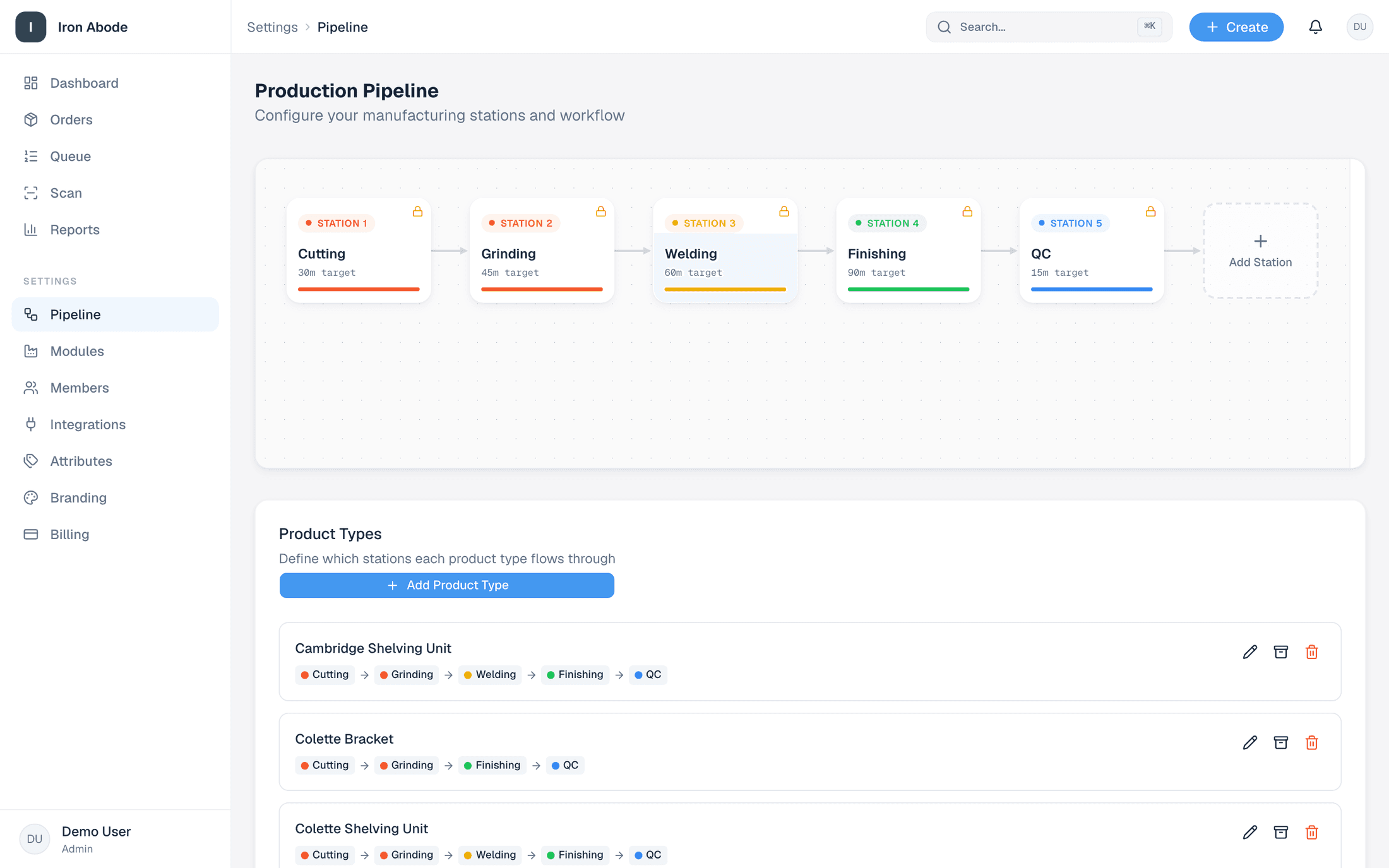 Pipeline builder